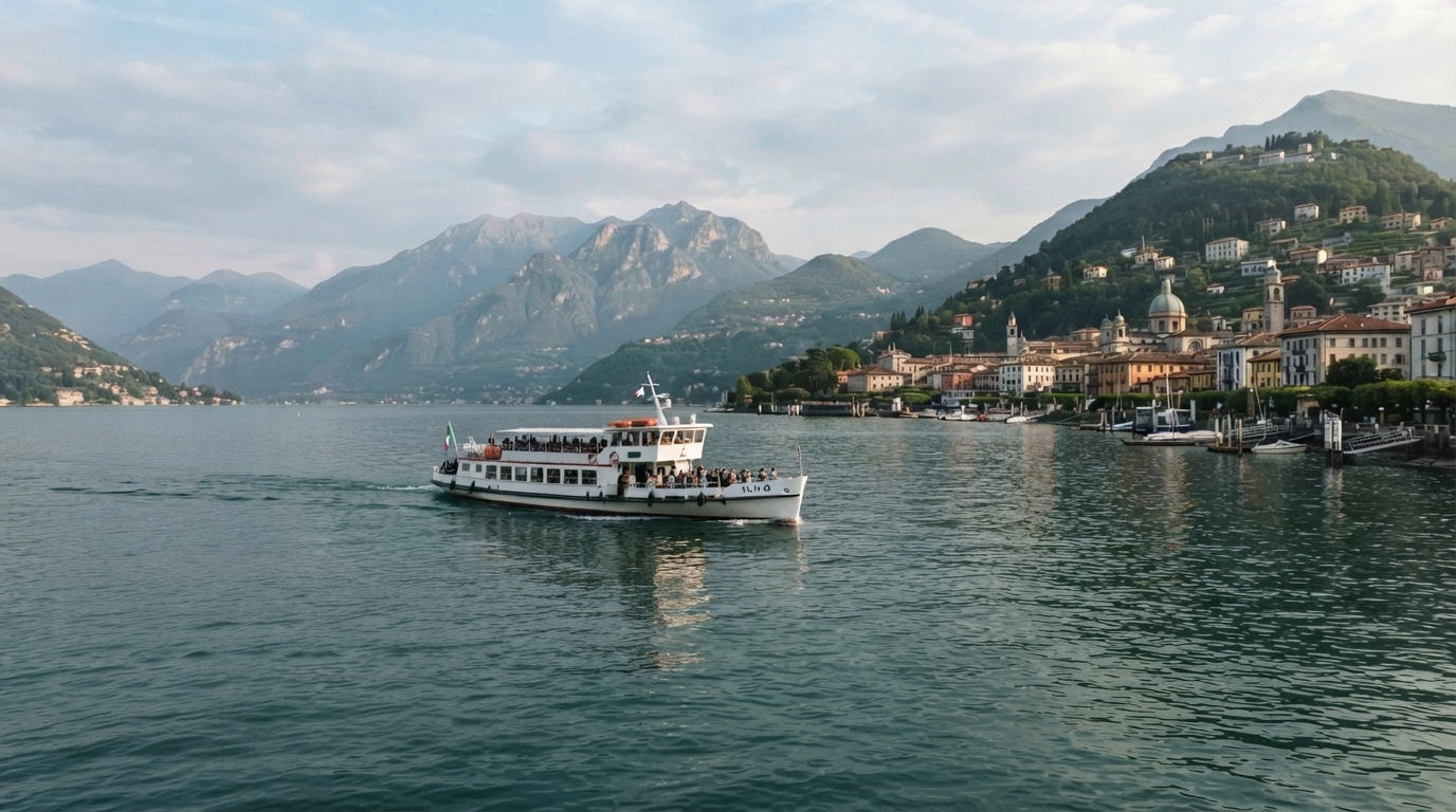 Battello sul Lago di Como