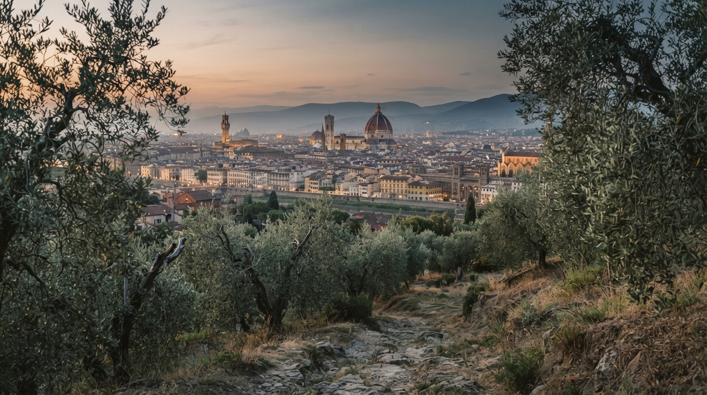 Firenze vista dalla collina di Fiesole