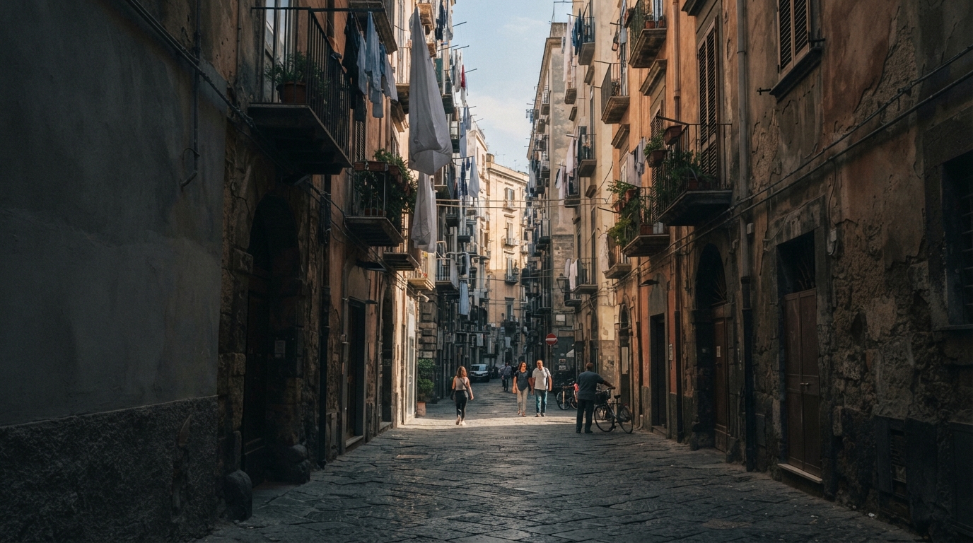 Vicolo del centro antico di Napoli