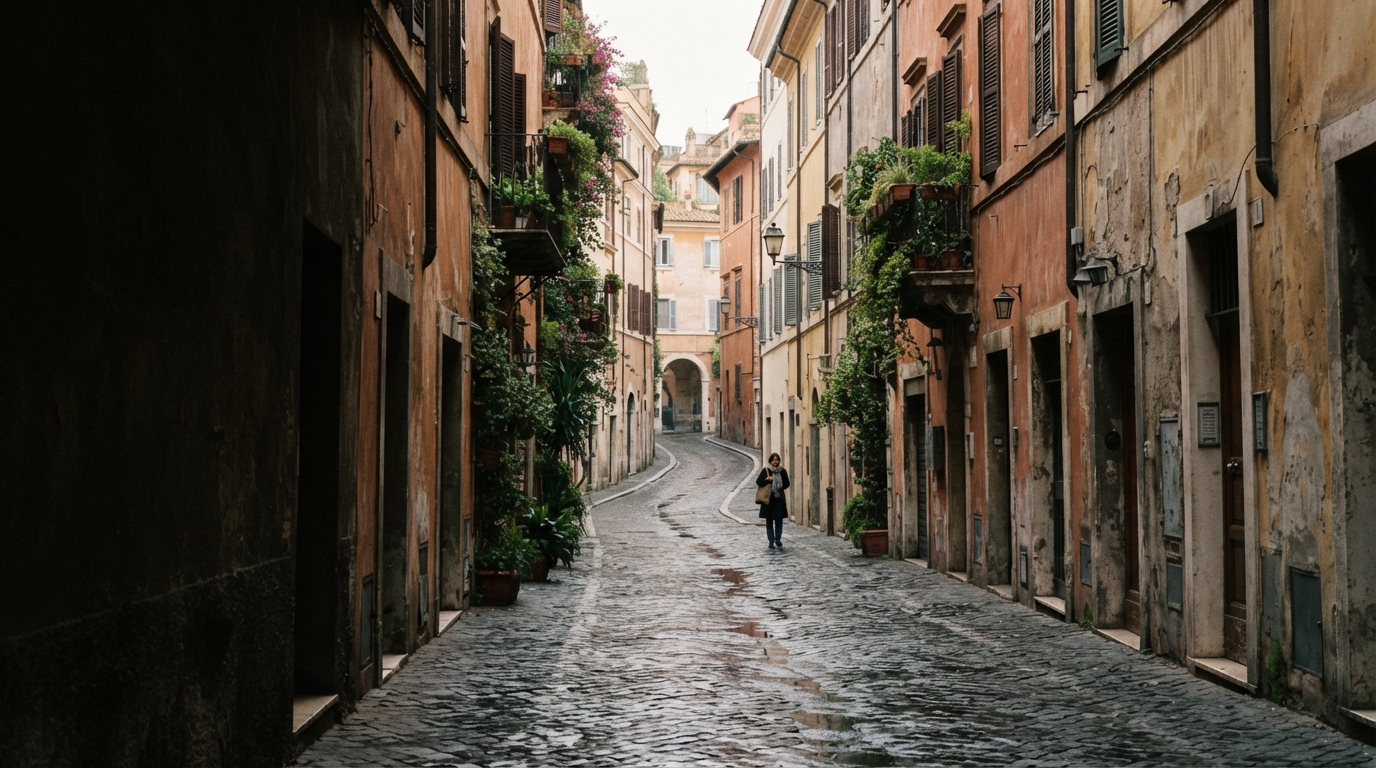 Vicolo di un rione romano