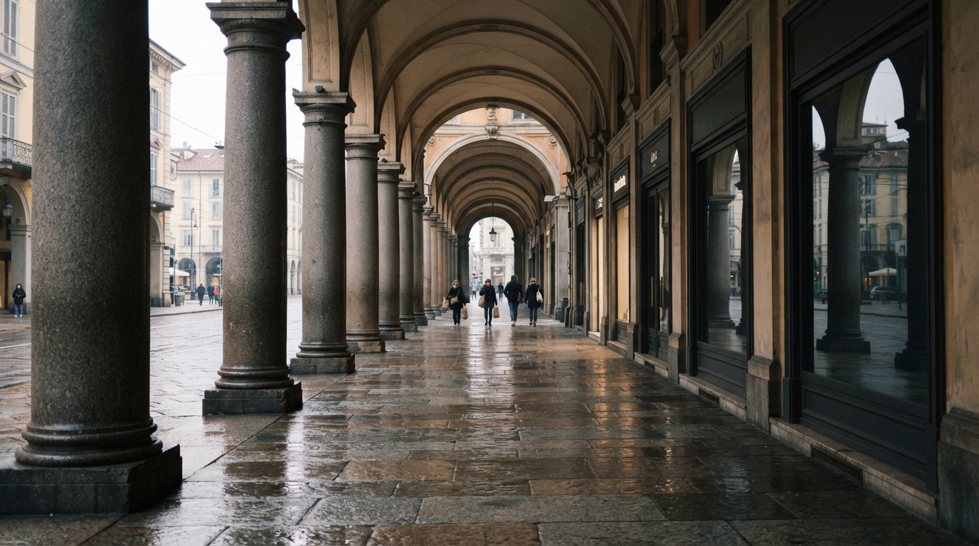 Portici di una via centrale
